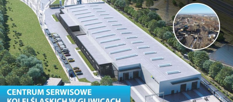Ruszył przetarg na budowę Centrum Serwisowego Kolei Ślą...