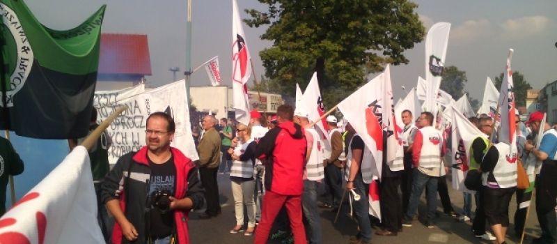 Związki zawodowe w obronie górnictwa