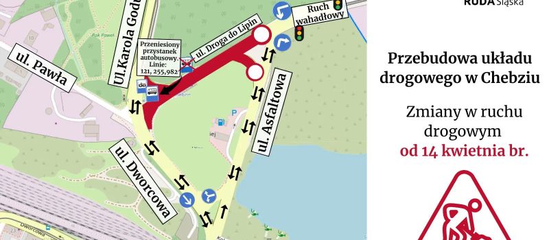 Przebudowa drogi w Rudzie Śląskiej-Chebziu
