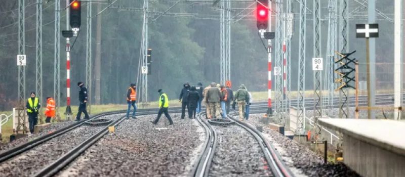 Akty dywersji na polskich torach