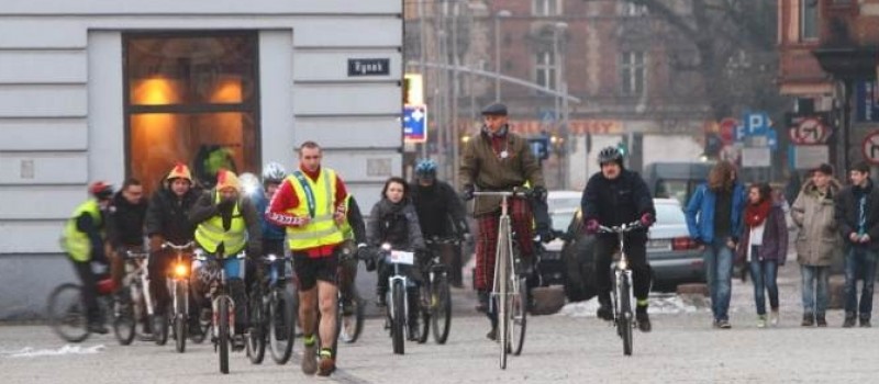 ROWERAMI PRZEPĘDZALI ZIMĘ