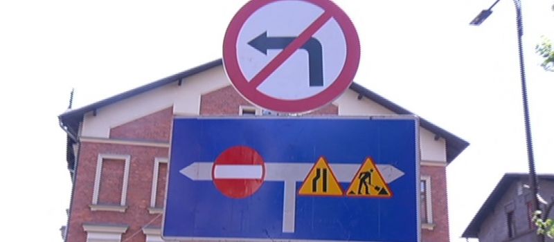 Remont torowiska w Nowym Bytomiu - ruch jednokierunkowy