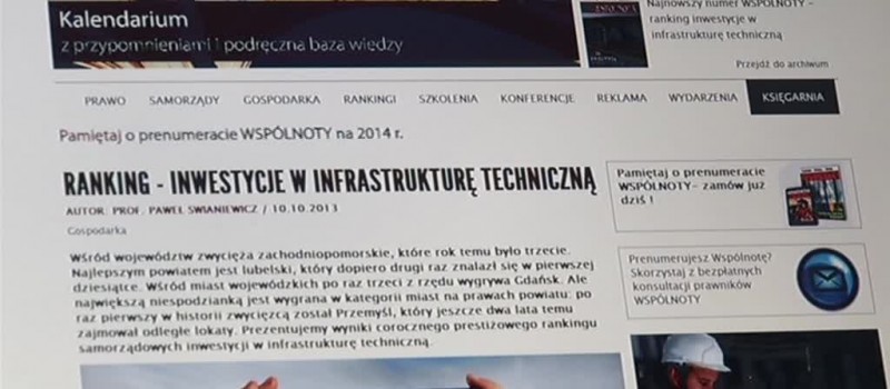 Nisko, coraz niżej... Ruda Śląska obsuwa się w rankingu inwestycji w infrastrukturę techniczną.