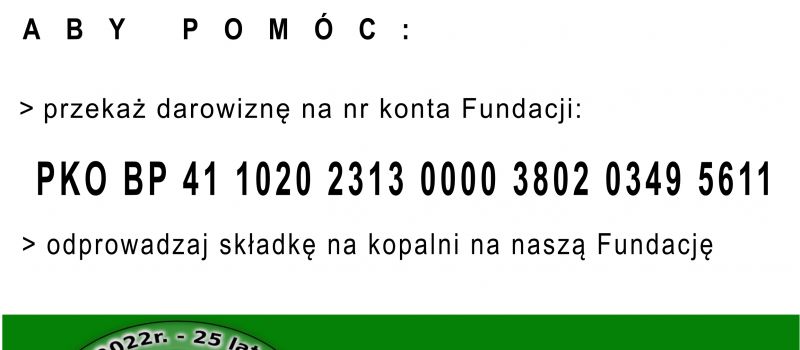 Fundacja Rodzin Górniczych pomoże rodzinom ofiar górniczej tragedii