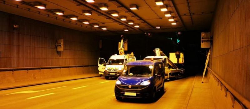 Zamknięty tunel na DTŚ w Gliwicach