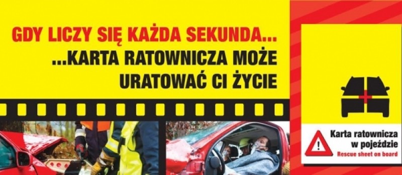 KARTA RATOWNICZA RATUJE ŻYCIE