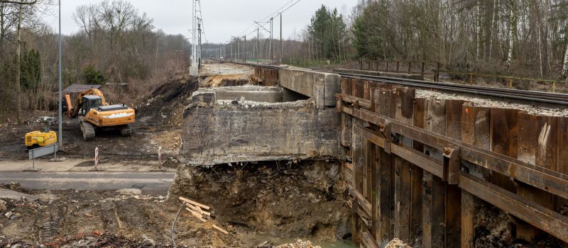 Zamknięta ulica Dąbrowa Miejska w Bytomiu