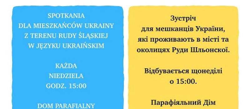 Spotkanie dla mieszkańców Ukrainy w Nowym Bytomiu