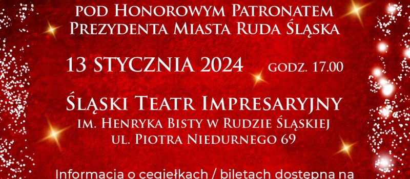 Koncert charytatywny w Rudzie Śląskiej - bądź częścią tego dobra!