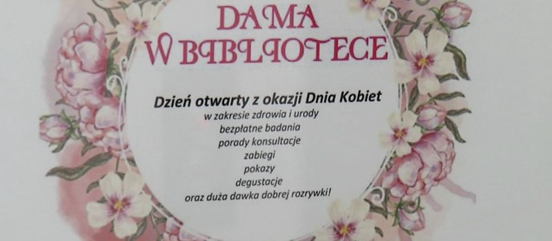 Dama W Bibliotece