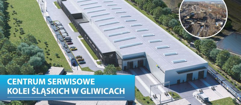 Centrum Serwisowe Kolei Śląskich powstanie w Gliwicach
