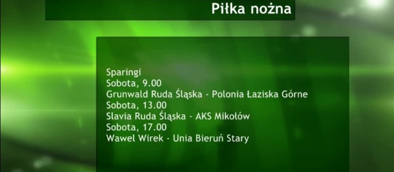 SOBOTNIE SPARINGI