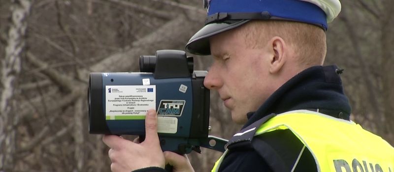 Laserowy miernik z wideorejestracją w akcji