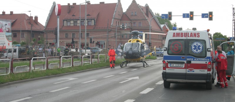 WYPADEK W RUDZIE